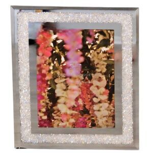 Nanette Lepore Glitter Wrapped Mirrored 5 x 7 Picture Frame